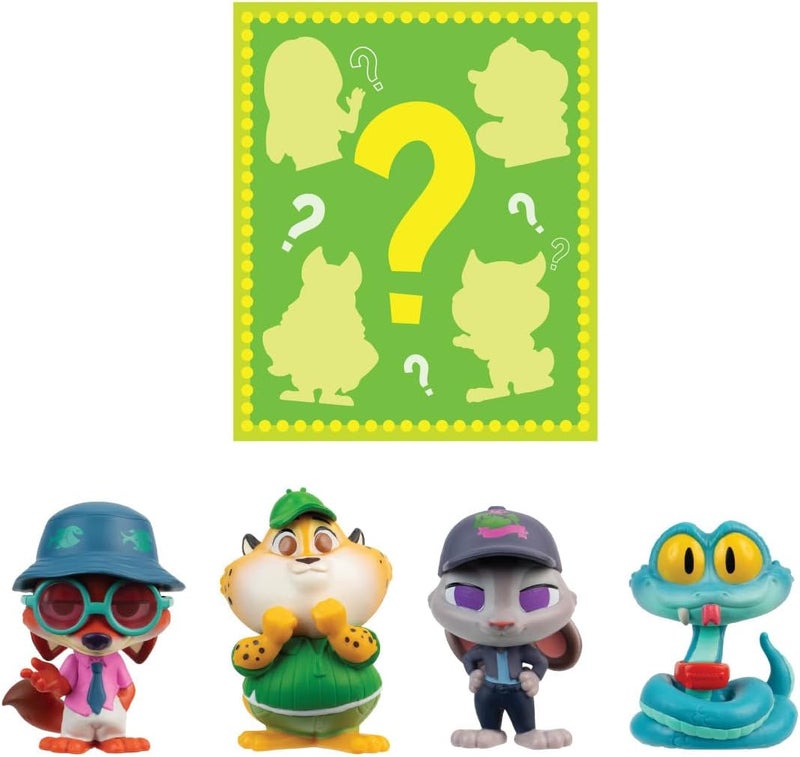 Disney Zootropolis 2 Figure 5-Pack with Mystery Figure, Zootopia 2 Movie, Collectibles, Mystery Tails Figurines, Gift, Kids Toys, 4 Years+ - Image 1